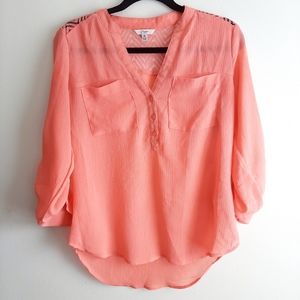 CANDIES | Sheer Blouse